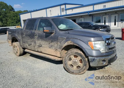 2013 Ford F150 Supercrew из США, поврежденный, VIN 1FTFW1EF3DKE63143